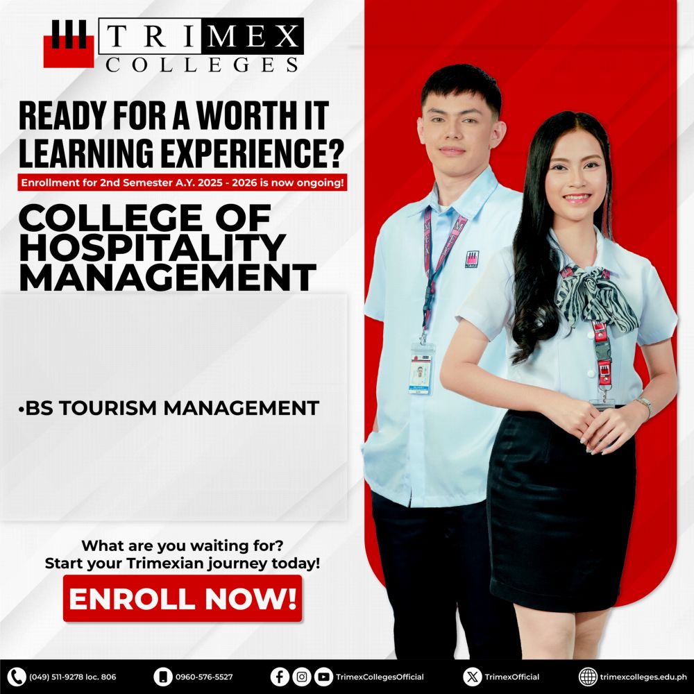 College of Hospitality Management: BS Tourism Management